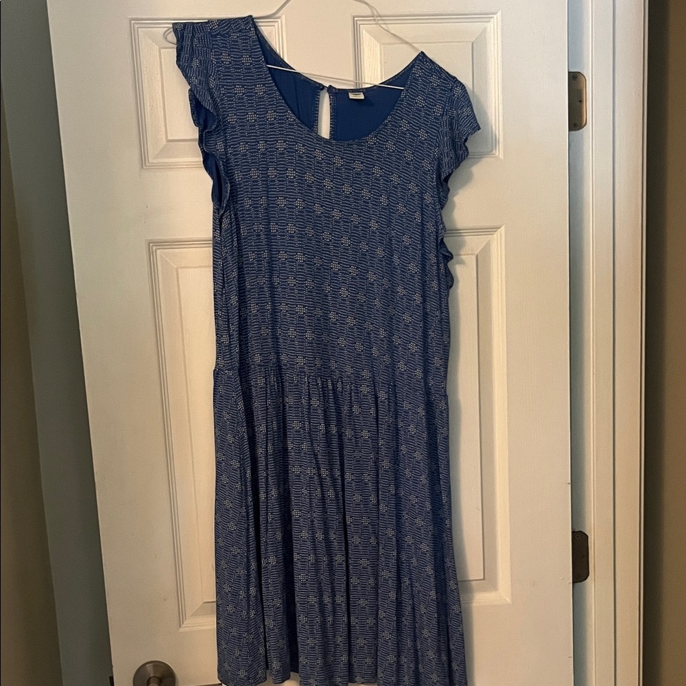Old Navy Blue Jersey Dress